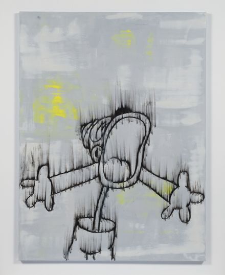 Gary Simmons, Screaming into the Ether (2020), via Metro Pictures