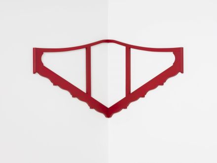 Ricky Swallow, Mirrored A's (hinged) (2020), via David Kordansky