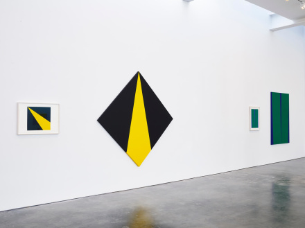 Carmen Herrera, Painting in Process (Installation View)