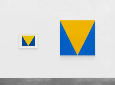 Carmen Herrera, Painting in Process (Installation View)