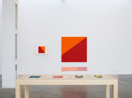 Carmen Herrera, Painting in Process (Installation View)