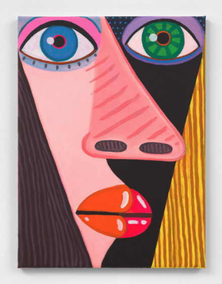 Brian Calvin, Couple (2020), via Anton Kern