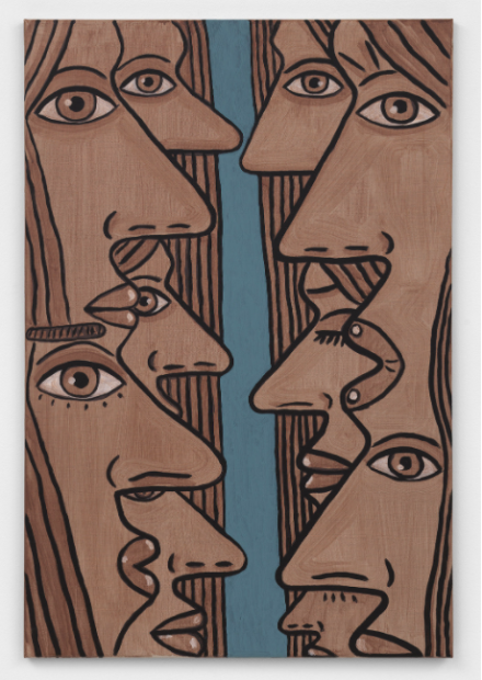 Brian Calvin, Minor Difference (2020), via Anton Kern