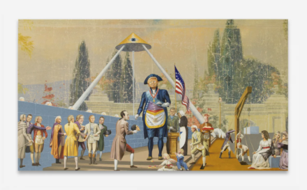 Jim Shaw, The Master Mason (2020), via Simon Lee