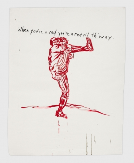 Raymond Pettibon, No Title (When you're a) (2020), via Regen Projects