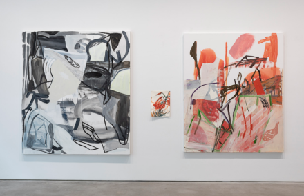 Amy Sillman, Twice Removed (Installation View), via Gladstone Gallery