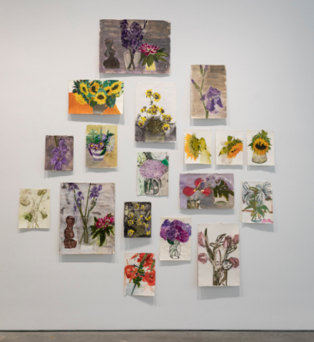 Amy Sillman, Twice Removed (Installation View), via Gladstone Gallery