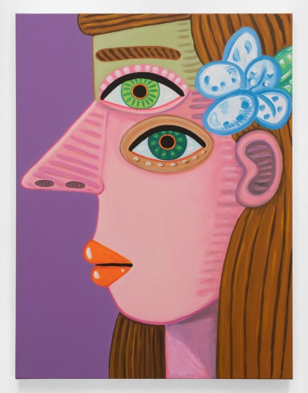 Brian Calvin at Anton Kern, via Art Basel