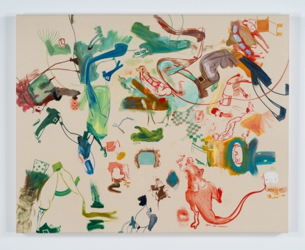 Sue Williams, Betsy Ross Composite (2020), via 303 Gallery