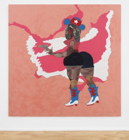 Tschabalala Self, Pocket Rocket (2020), via Eva Presenhuber