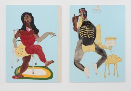 Tschabalala Self, Spat (2019-2020), via Eva Presenhuber