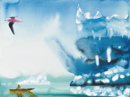 Alexis Rockman, Calving (2020), via Sperone Westwater