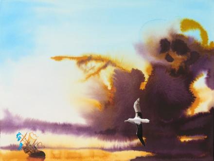 Alexis Rockman, The Rime (2020), via Sperone Westwater