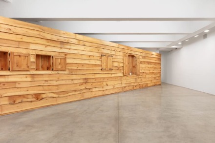 Haim Steinbach, Display #28 - Rustic Wall (1991), via Tanya Bonakdar