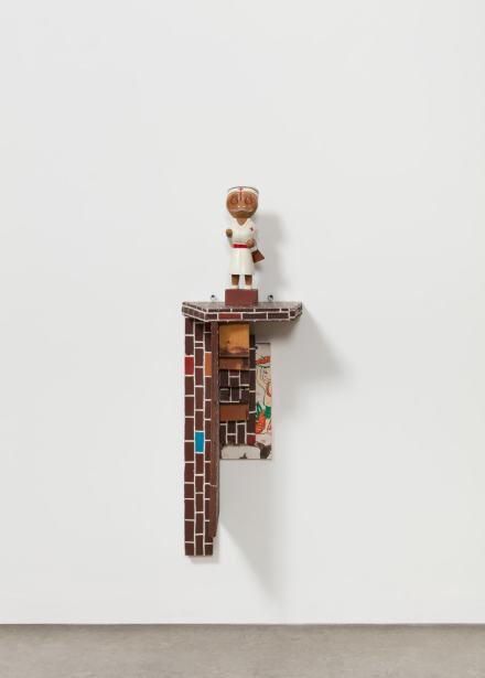 Haim Steinbach, Shelf with Nurse (1983), via Tanya Bonakdar