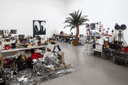 Joyce Pensato, Fuggetabout It (Redux) (Installation View), via Petzel