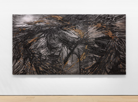 Teresita Fernandez, Black Beach (Unpolished Diamond) 1 (2020), via Lehmann Maupin