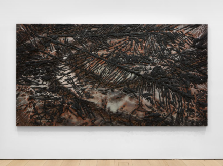Teresita Fernandez, Black Beach (Unpolished Diamond) 2 (2020), via Lehmann Maupin