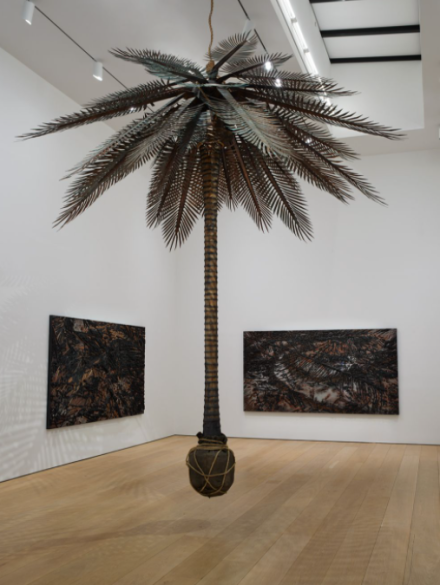 Teresita Fernandez, Rising (Lynched Land) (2020), via Lehmann Maupin