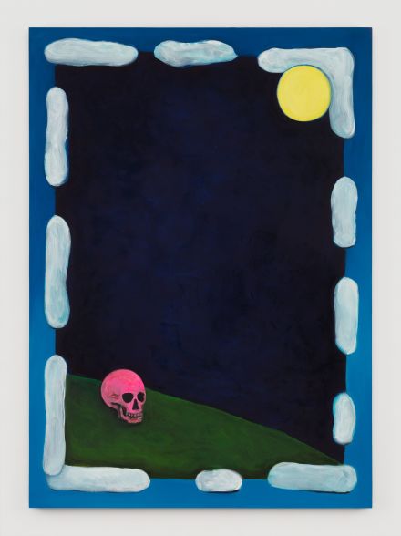Becky Kolsrud, Inscape (Skull & Moon) (2021), via JTT