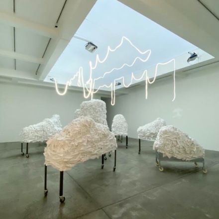 Christian Boltansk (Les Linges, 2020), via Art Observed