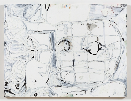 Eddie Martinez, Trump Virus Whiteout (2020), vai Mitchell-Innes & Nash