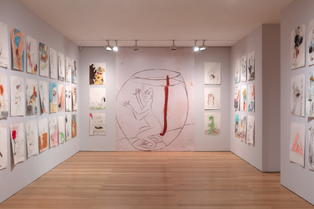 Nicole Eisenman and Keith Boadwee at Flag Art Foundation (Installation View), via Flag Art Foundation