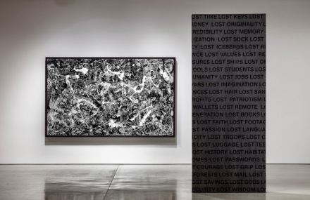 Robert Longo, Storm of Hope (Installation View), via Jeffrey Deitch