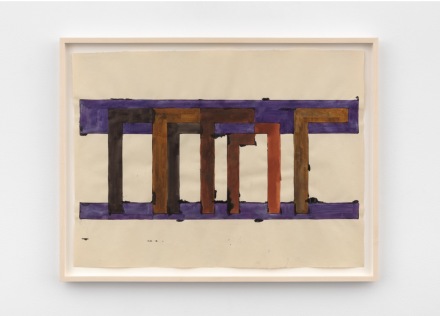 David Novros, Untitled (2019), via Paula Cooper