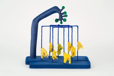 Matthew Ronay, Eight Tissues One Hand (2020), via Miguel Abreu