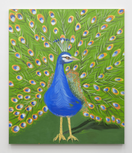 Ann Craven, Big Peacock, Again, 2020, 2020, via Karma