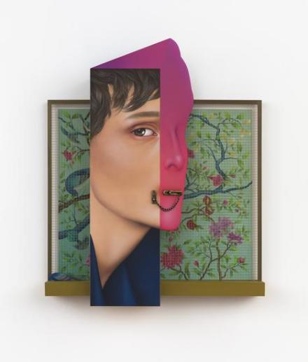 Arghavan Khosravi, The Enclosed Garden (2021), via Rachel Uffner