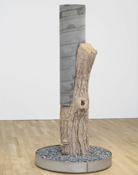 Oscar Tuazon, Natural Man (2021), via Luhring Augustine