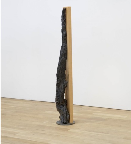 Oscar Tuazon, Oil City (Ash) (2021), via Luhring Augustine