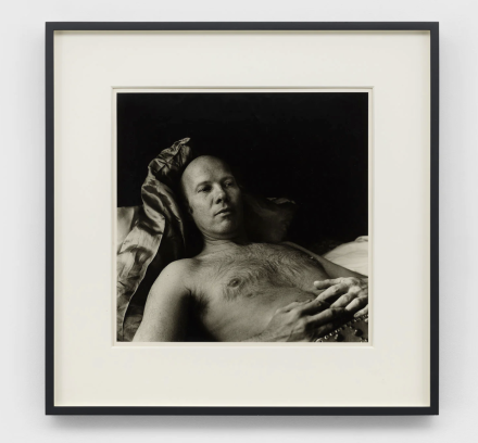 Peter Hujar, Ray Johnson (1975), via David Zwirner