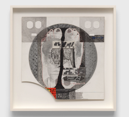 Ray Johnson, Untitled (Merry Xmas) (1975,1989, 1991, 1994), via David Zwirner