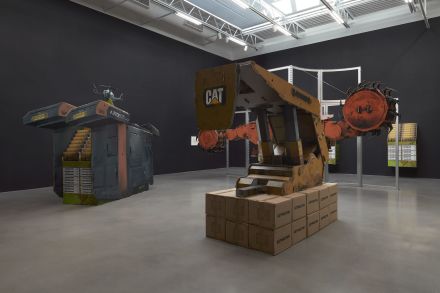 Simon Denny, Mine (2021), via Petzel