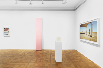 William Eggleston and John McCracken, True Stories (Installation View), via David Zwirner