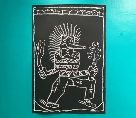 Miguel Cardenas at Licenciado, via Art Observed