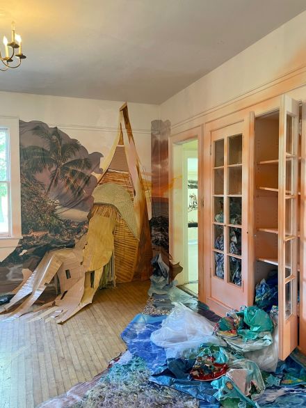 Camille Hoffman, FALSE FLAG, via Art Observed