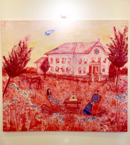 Floria Gonzalez at Machete and Momo Room, via Art Observed