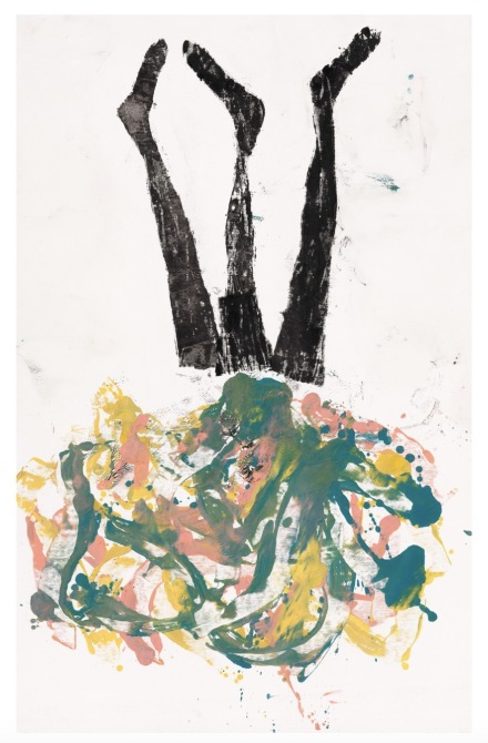 Georg Baselitz, Kiki (2020), via Gagosian