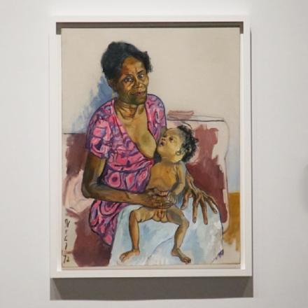 Alice Neel, Carmen and Judy (1972), via Art Observed