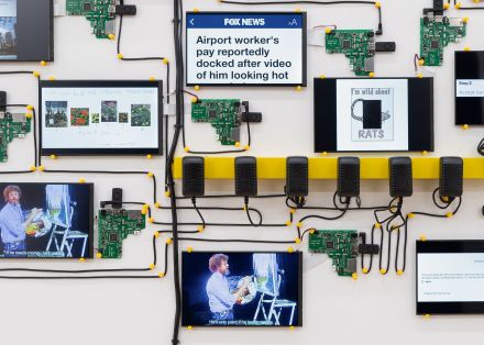 Borna Sammak, Year in Words 4 (detail) (2021), via JTT