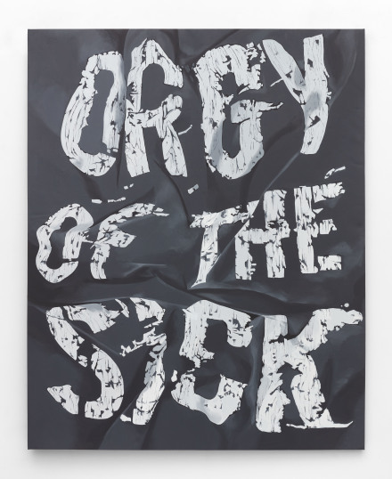 Eliza Douglas, Orgy of the Sick (Installation View), via Overduin