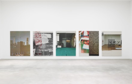 Wade Guyton, The Undoing (Installation View), via Matthew Marks
