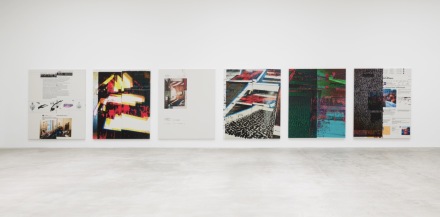 Wade Guyton, The Undoing (Installation View), via Matthew Marks