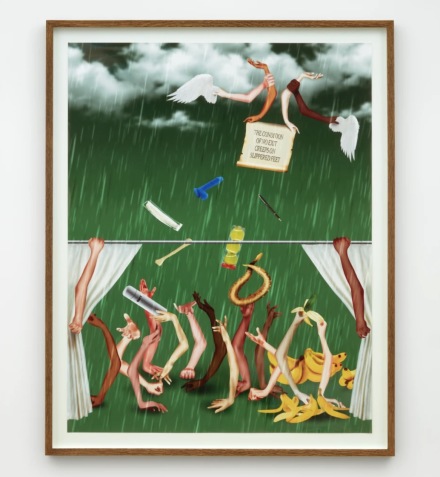 Darren Bader, Mundial #2 (2021),via Sadie Coles