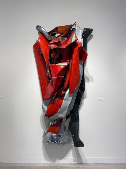 John Chamberlain at Mnuchin, via Art Observed