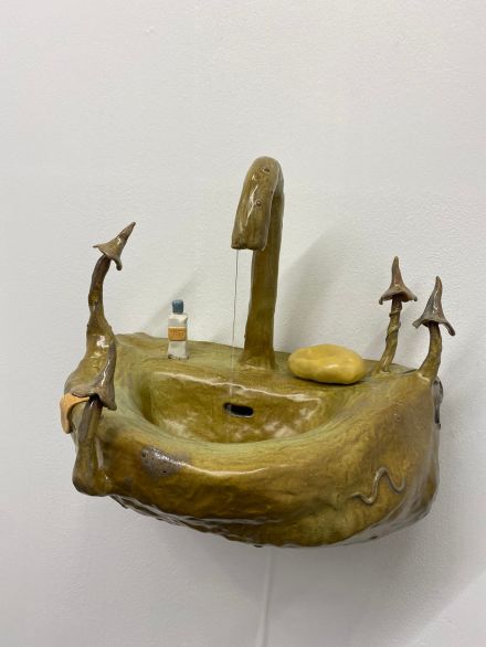 Maya Hottarek at A. Romy, via Art Observed